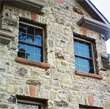 Exterior stone work